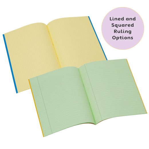 Our A4 Tinted Exercise Books are specifically designed to reduce visual stress, providing relief for those with dyslexia, Irlen Syndrome, and other visual processing difficulties. The tinted paper helps improve focus, reading, and writing comfort by redu