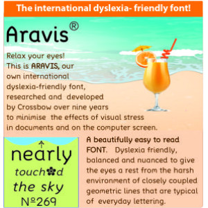 Aravis Dyslexia Friendly Fonts: Desktop User Licence