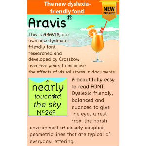 Aravis Dyslexia Friendly Fonts: Desktop User Licence