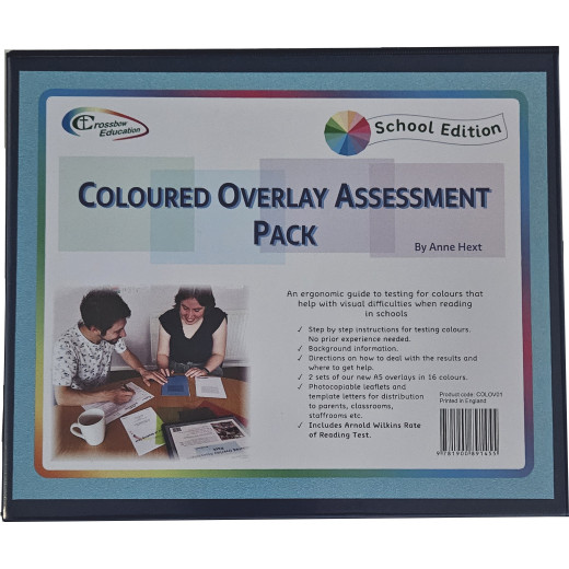 Coloured Overlay Assessment Pack - School Edition